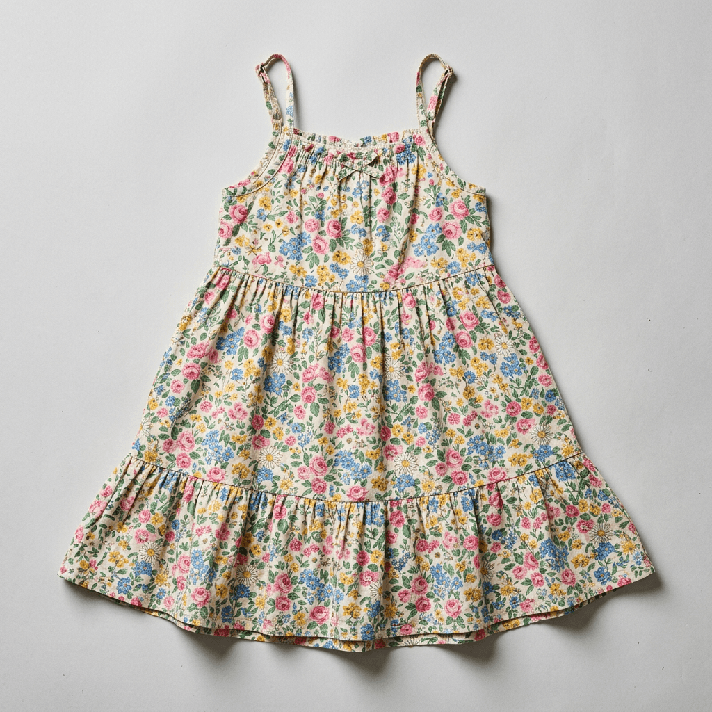 Regio Kids Kleid mit Blumendruck