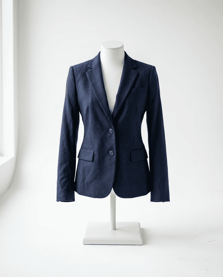 Blazer Marineblau Tailliert